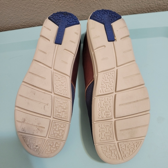 Birkenstock Minot Navy mesh and leather shoes 40 Regular women's 9 EUC!!! - Picture 2 of 6